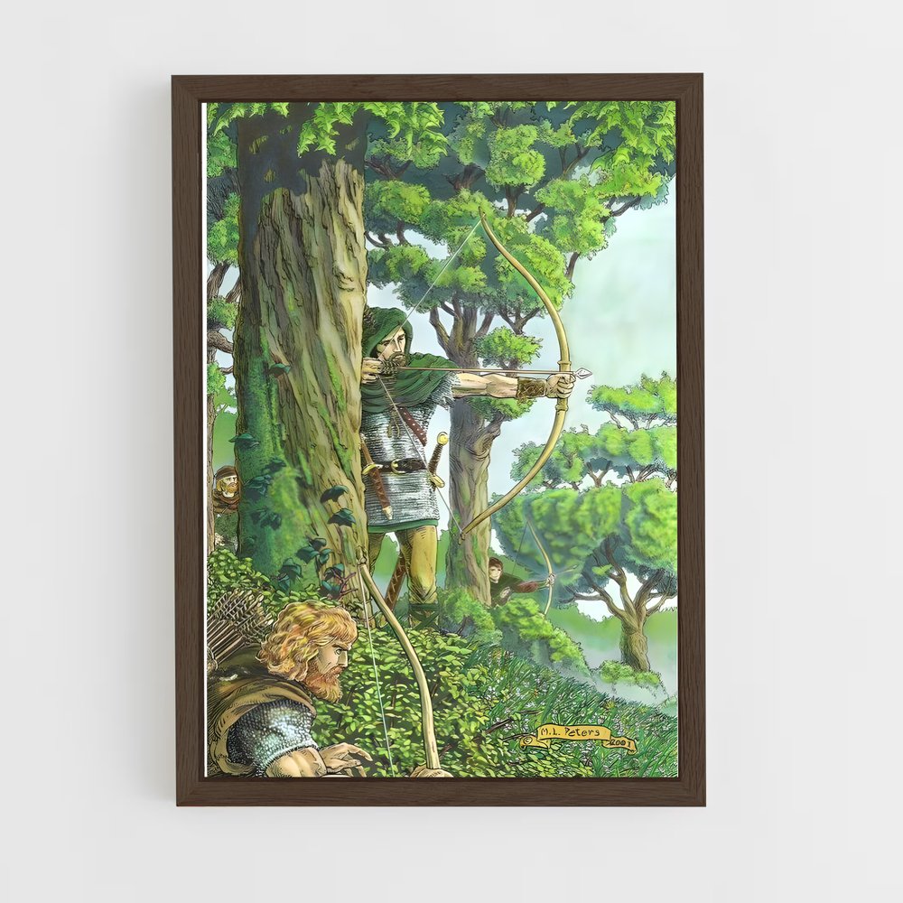 Poster L'Archer des Bois – affiche Tir à l’arc (vue 5)